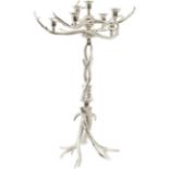 Nickel Aluminium Antler Candelabra