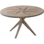 Amerigo Mindi Wood Coffee Table