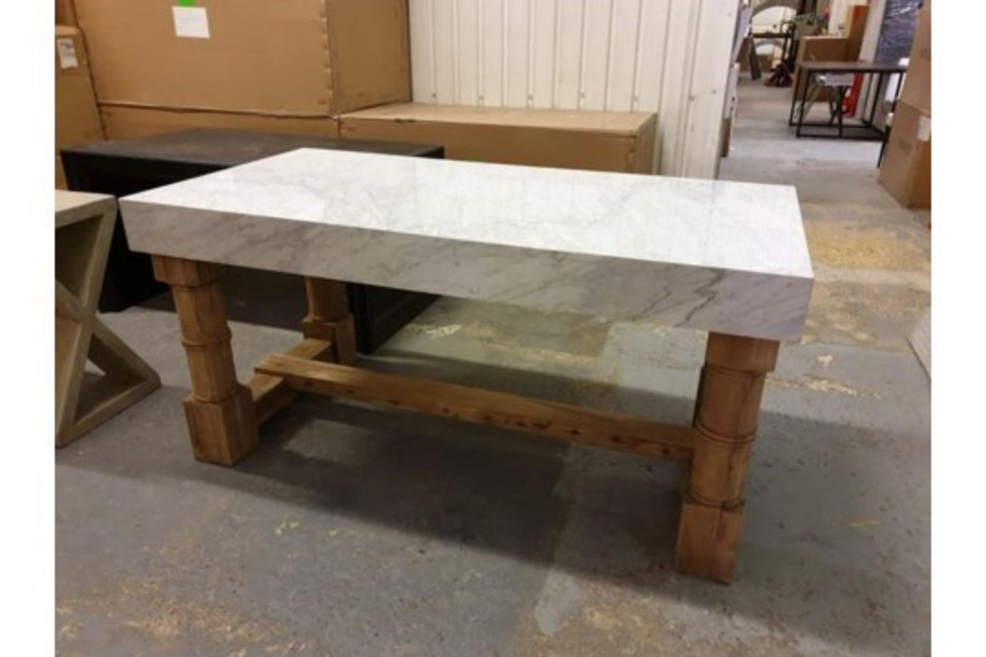 Kitchen Gun Barrel Dining Table The Gun Barrel Marble Dining Table Is Handcrafted From Genuine