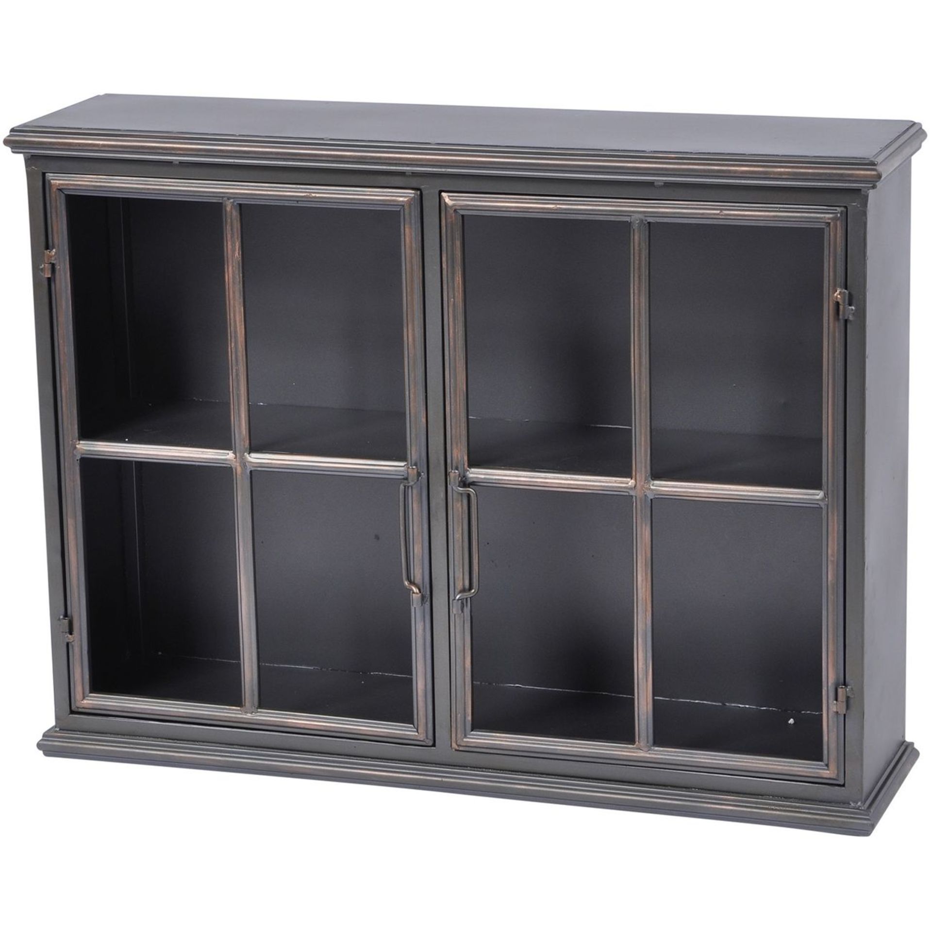 Moresby 2 Door Black Wall Cabinet - Image 2 of 2