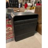 Highlite Cabinet Leather 3 Drawer Inspired By The Light Streams Of Car Headlights On A Highway The
