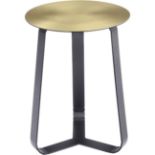 Bloomsbury Shiny Brass Side Table