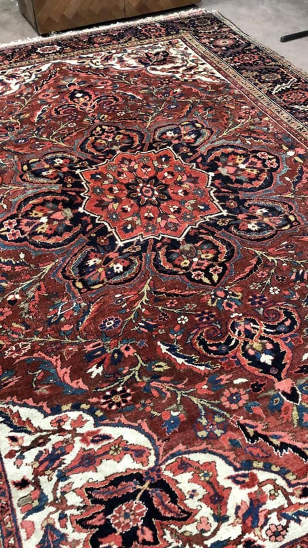 Hand Made Iranian Helix Carpet 351 X 259cm - Bild 2 aus 2