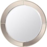 Claridge Ecliptic Brown Lustre Wall Mirror