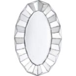 Santiago Antique Oval Mirror