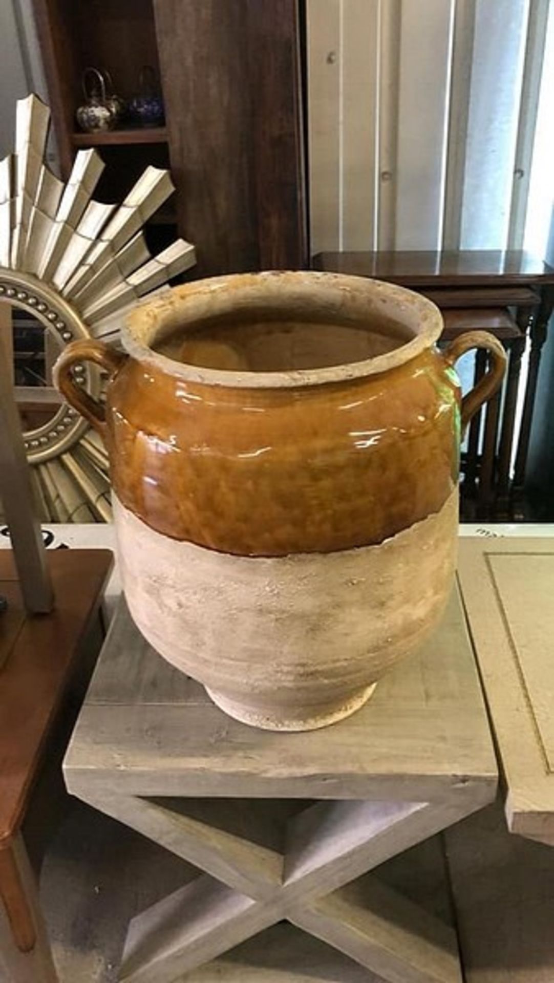 Antique Weathering Jar Large The Pots Are Handcrafted And Take Up To Six Weeks To Make We Blend Fine