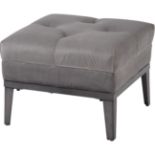 Belgravia Button Square Ottoman