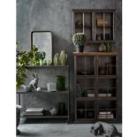 Moresby 6 Door Wood And Iron Cabinet