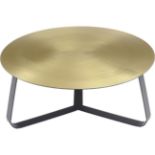 Bloomsbury Shiny Brass Coffee Table Large