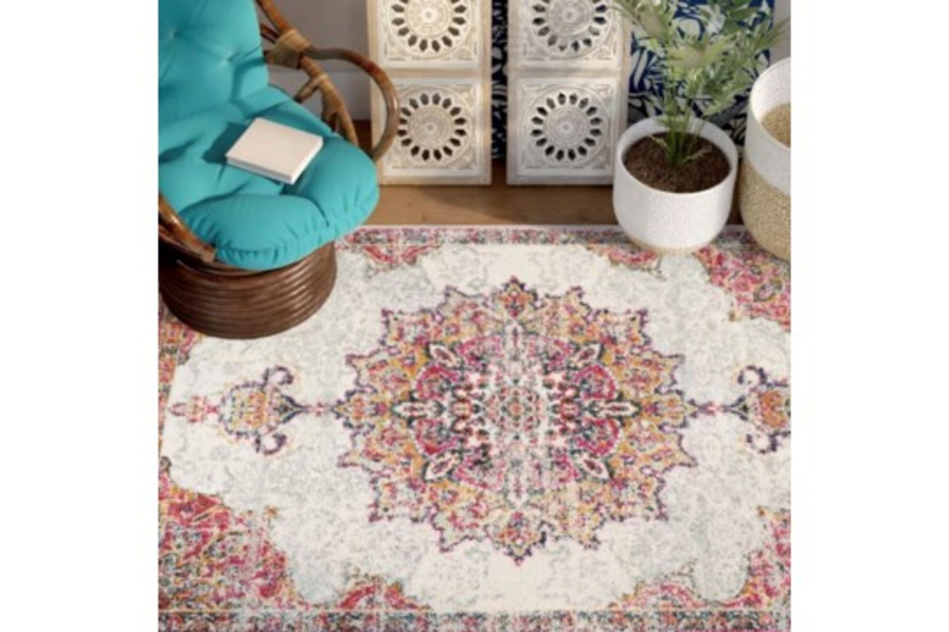 Beige Pink Rug Gallery-worthy grace isn't only found in artful canvas prints - bring the beauty of a