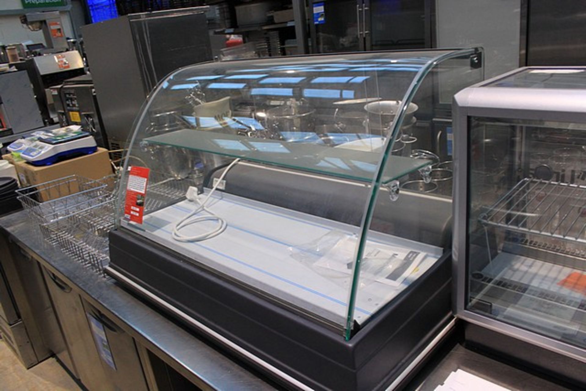 Trimco Manchester 1-00M Chilled Counter Top Display Cabinet The simple looking counter top display