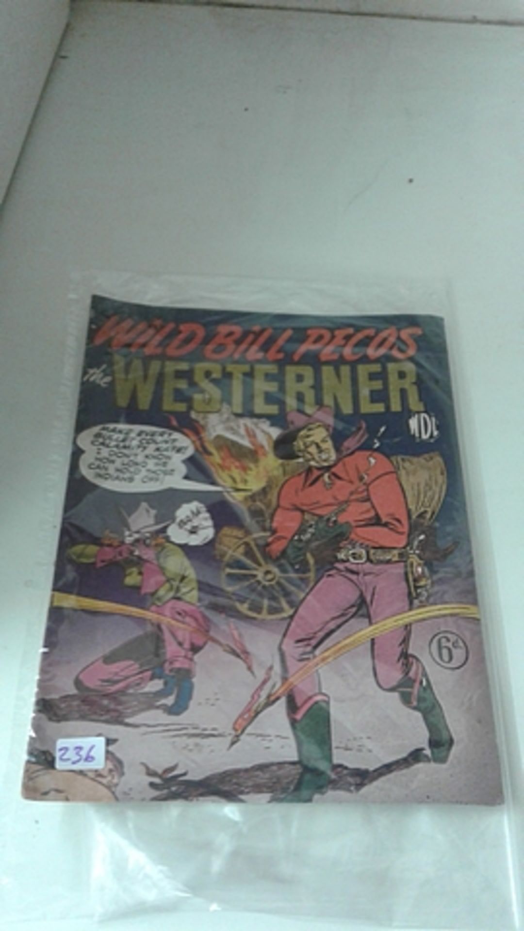Wild Bill Pecos The Westerner (World Distributors, 1950 series) #7 Ghost Town Raiders! (Location