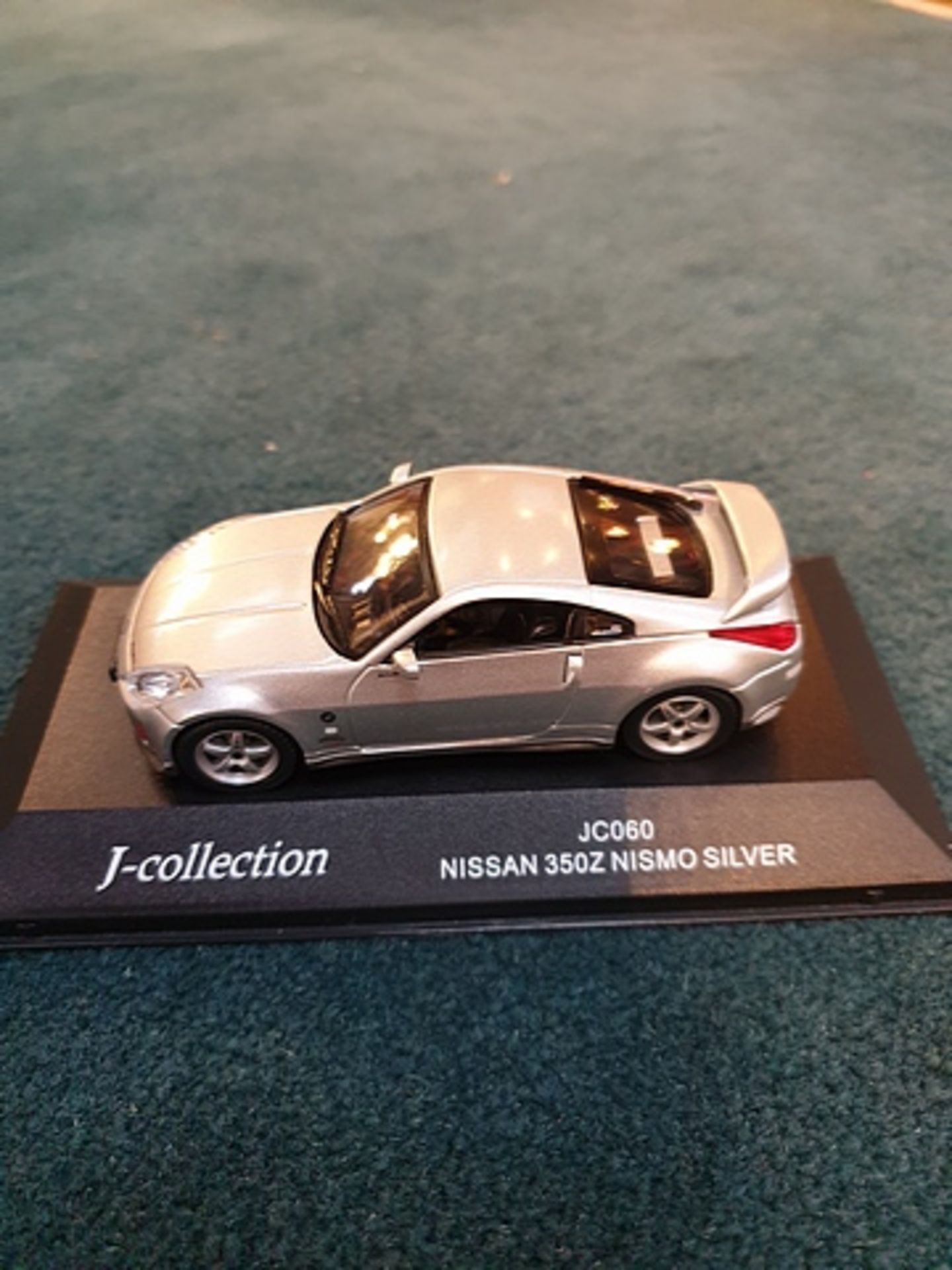 J-Collection Scale 1/43 Diecast Model JC060 Silver Nissan 350z Nismo Complete With Box - Image 2 of 2