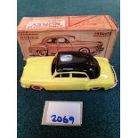 Norev (French) 1959 Renault Fregate Yellow Qnd Black Scale 1/43 Complete In Box