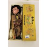 Pelham String Marionette Puppet Wood And Composition Man With Guitar With Box