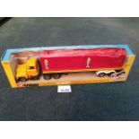 Corgi #1106 Mack ACL Container Truck In Yellow With Red Container Complete In Box