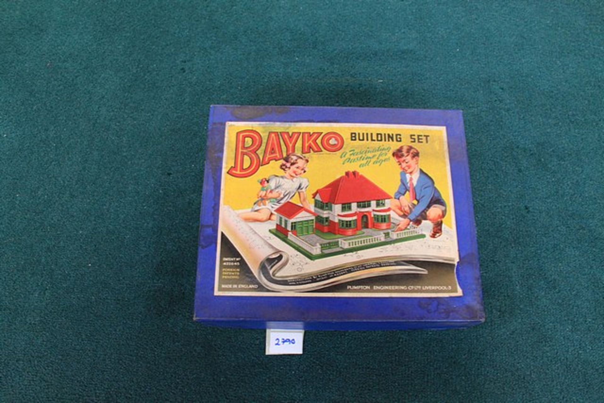 Plimpton Engineering Co Ltd Bayko Building Set 0 1951 With Box
