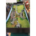 Electric Model Railway With Transformer In A Display Box Including Two Trains In Full Working
