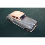 Tin friction powered silver cloud rolls-royce blue with white roof made in japan