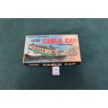 Cosmo ( Hong Kong) #9991 Battery Operated Electric Cable Car With Light 1960s Measurements Of Box: