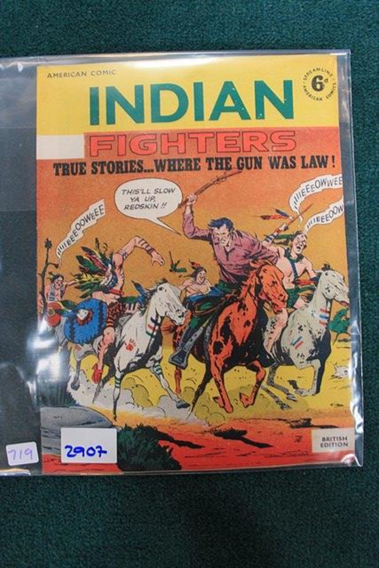 Streamline 1951 Series Indian Fighter War Fever comic