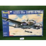 Revell #4315 Heinkel He 111 H-4/H-6 Scale 1/72 Model Kit Complete With Box