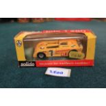 Solido (France) #15 Diecast Iola T280 In Yellow With The Racing Number 7 Scale 1/43 Complete With