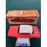 Norev (French) 1959 Renault Fregate Red And White Scale 1/43 Complete In Box