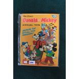 Walt Disney Donald and Mickey Annual 1974 Hardback Book