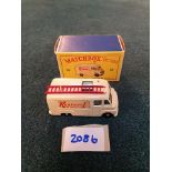 Matchbox Lesney # 62 Diecast Rentaset TV Service Van With Red Plastic Ladder 1963 - 1968 Complete