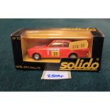 Solido (France) #70 Diecast Opel GTE Rallye In Orange With The Racing Number 31 Scale 1/43