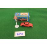 National Toys (Hong Kong) 1960 Sedan Number 3117 And Road Sign Complete With Box