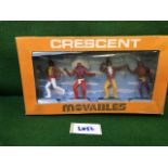 Crescent Moveable Toy Figures Of Indians Number 203 Complete With Box.