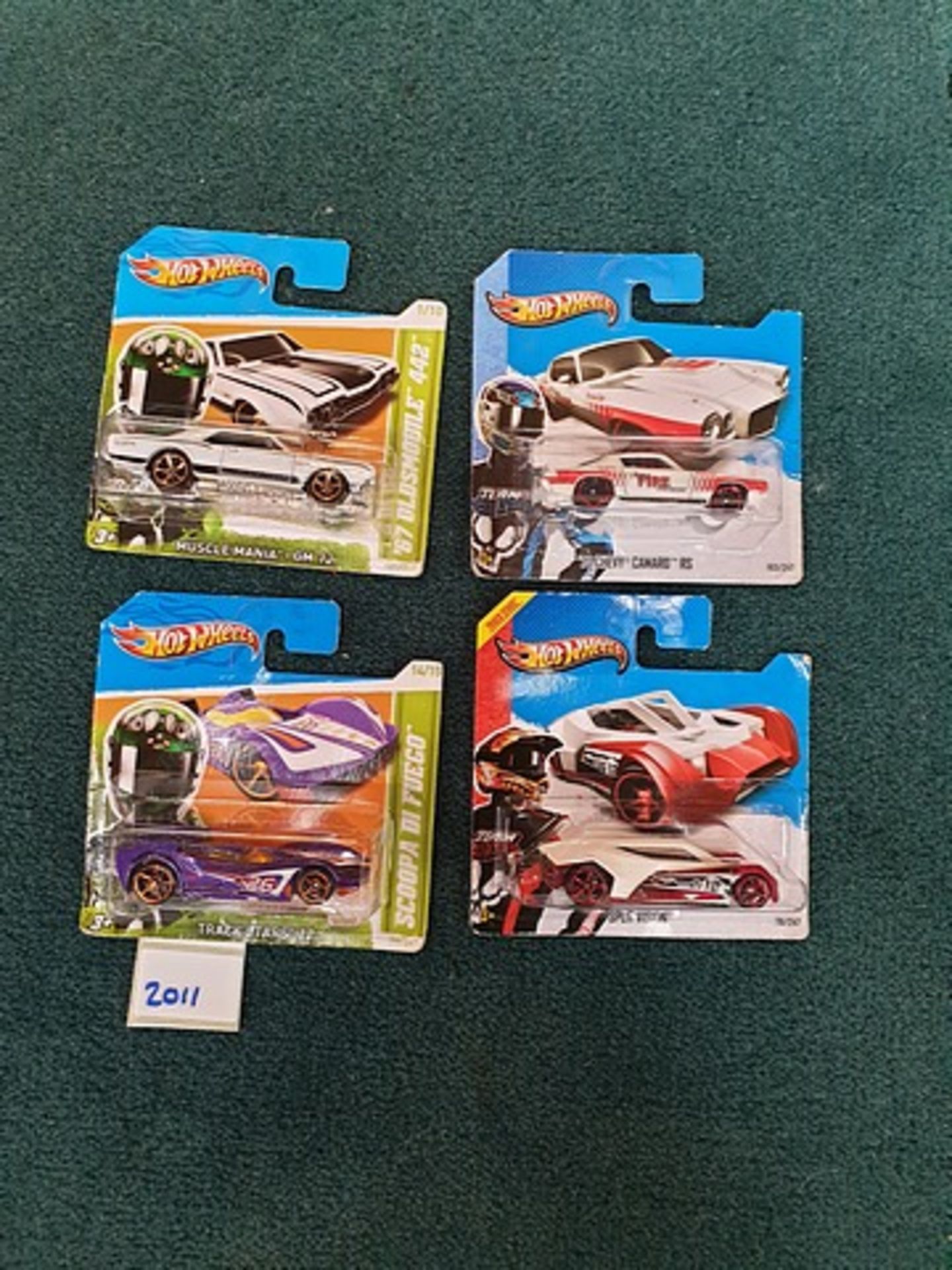 4 X Hot Wheels 163/247 70 Chevy Camaro Rs, 76/247 Split Version, 101/247 Muscle Mania -Gm 12, 79/247