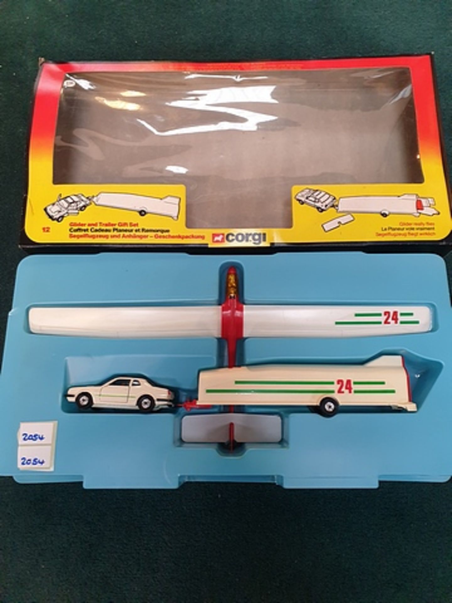 Corgi Toys Glider & Trailer Gift Set #12 Honda Prelude Car Box 1981 Complete With Box - Image 2 of 2