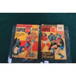 2 x Super DC Thorpe & Porter, 1969 Series Vintage Comics Comprising Of Super DC #7 And Super DC #