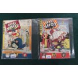 2 x issues Columbia Comics Big Shot Sparky Watts 1949 and Big Shots Sparky Watts No#2 1950 (Loc 642,