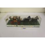 Brumm Historical Mail-Coach 1784 # 06 Horse And Carriage Scale 1/43 Complete In Box