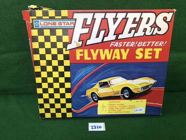 Lone Star Flyers Flyway Set also includes a number 9 mint boxed car Complete In Box