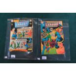 DC Comics 1960 Series 2 X Justice League America Vintage Comics Comprising Of Justice League Of