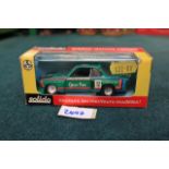 Solido (France) #25 Diecast BMW 3000 Rallye Green With Racing Number 12 Scale 1/43 Complete With