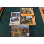 4 X Various Jigsaw Puzzles 750 Pieces Each