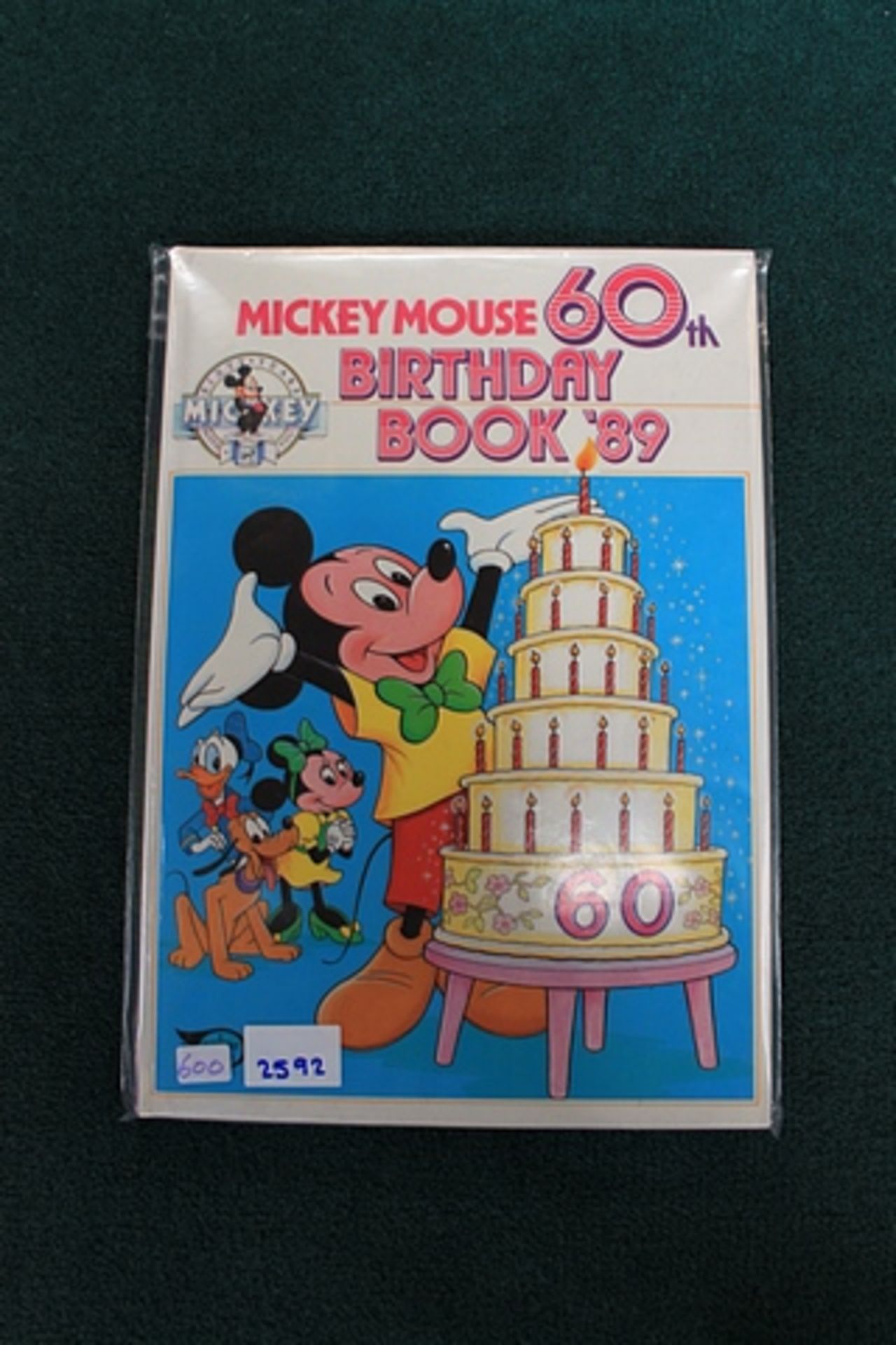 MICKEY MOUSE 60TH BIRTHDAY BOOK '89 Hardcover â€“ 1989