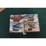 4x Revell model kits scale 1/72 complete in boxes comprising of;