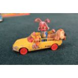 Corgi #807 Diecast Douglas Car With Dylan, Dougal & Brian Figures From The Magic Roundabout 1972-