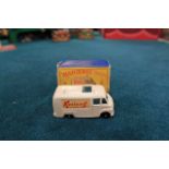 Matchbox Lesney diecast # 62 Rentaset TV Service Van with no red ladder Complete With Box