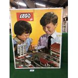 Lego 810 Vintage UK Town Plan With Box And Cardboard Base - 1960'with Instructions And In Box