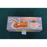 Dinky Supertoys # 972 Diecast Coles 20 Ton Lorry Mounted Crane Hoisting And Slewing Movements