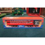 Tekno ERF Worthington Holland No58 1:50 Scale Boxed Scarce 1997 Diecast Truck And Trailer Complete