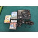 SEGA Mega Drive With 2 Controllers Plus Three Games Echo The Dolphin, Double Header And Rolo
